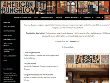 Tablet Screenshot of americanbungalow.com
